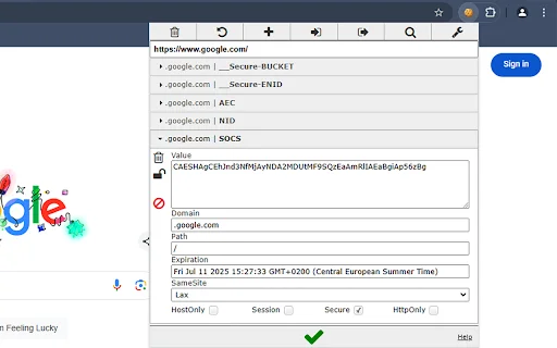 Download EditThisCookie (V3) Terbaru – Kelola Cookie Gratis - Screenshot 3