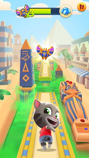 Download Talking Tom Gold Run Terbaru – Game Lari Seru & Gratis - Screenshot 1