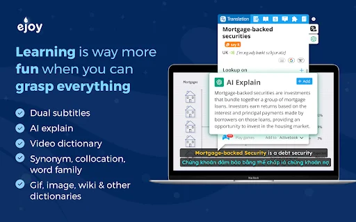 Download eJOY AI Dictionary Terbaru – Alat Belajar Bahasa Inggris - Screenshot 1