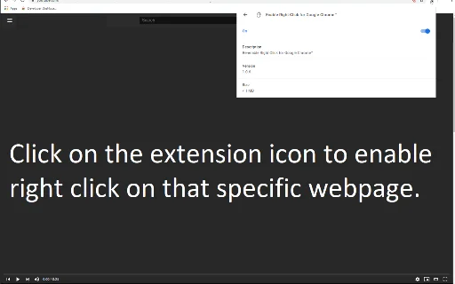 Enable Right Click for Chrome – Aktifkan Klik Kanan Mudah - Screenshot 1