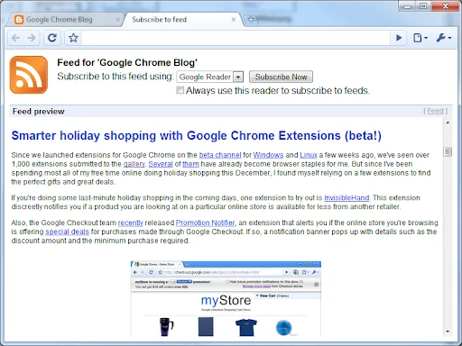 Unduh RSS Subscription Extension Terbaru – Langganan Feed Mudah - Screenshot 1