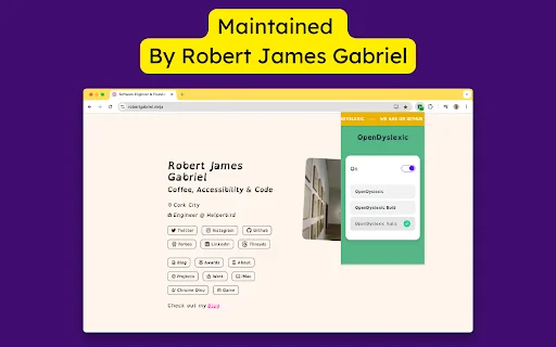 Download OpenDyslexic for Chrome – Font Ramah Disleksia Gratis - Screenshot 4