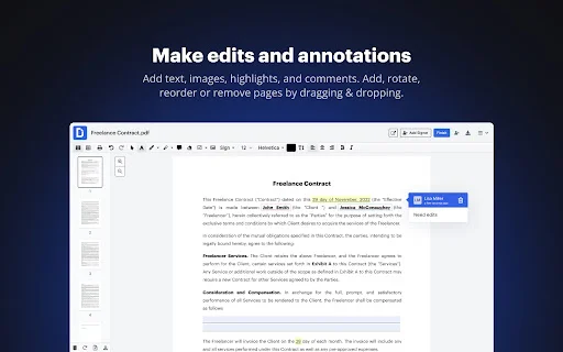 Download DocHub Terbaru – Edit & Tanda Tangan PDF Gratis - Screenshot 2