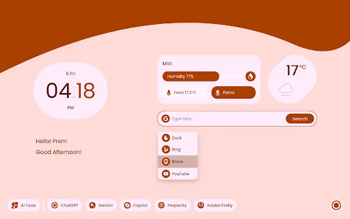Material You NewTab: Ubah Tampilan Browser Jadi Estetik & Canggih - Screenshot 5