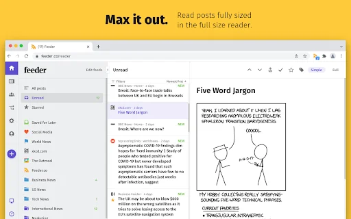 RSS Feed Reader: Pantau Berita & Update RSS Feed Terbaru Anda - Screenshot 5