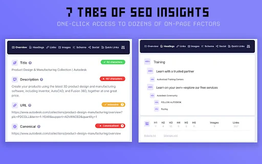 Download Detailed SEO Extension – Analisis SEO Cepat Gratis - Screenshot 2