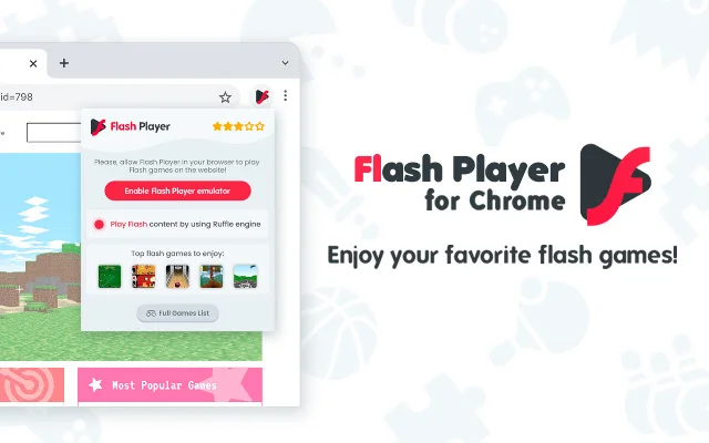 Flash Player for Chrome – Jalankan Game Flash Favorit Anda - Screenshot 1