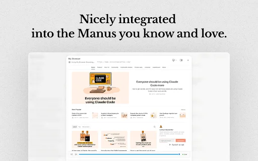 Unduh Manus AI Browser Operator – Otomatisasi Tugas Cerdas - Screenshot 5