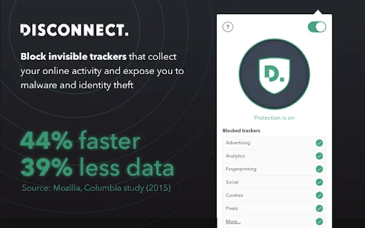 Download Disconnect — Tracker Protection – Blokir Pelacak Gratis - Screenshot 1