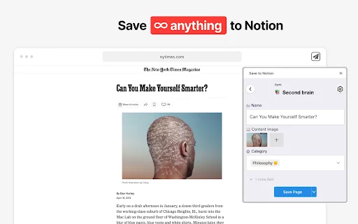 Download Save to Notion Terbaru – Simpan Web ke Notion Gratis - Screenshot 1