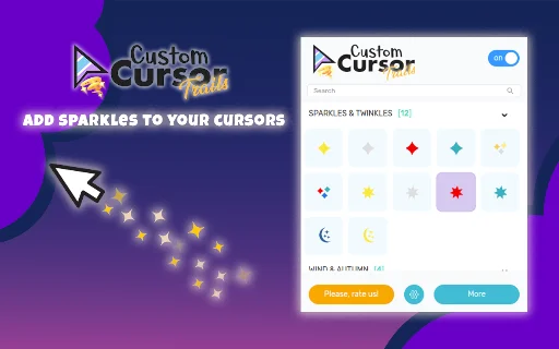 Custom Cursor Trails: Tambah Efek Kursor Lucu & Keren Gratis - Screenshot 1