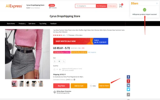 Download DSers Chrome Extension Terbaru – Impor Produk Gratis - Screenshot 2