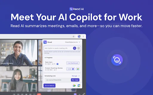 Read AI: Tingkatkan Produktivitas Meeting & Kalender Anda - Screenshot 1