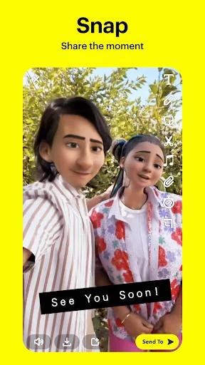 Download Snapchat APK Terbaru – Filter Keren & Chat Seru Gratis - Screenshot 1